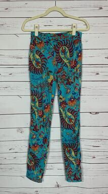 Moschino Jeans Women's Size 28 Blue Red Y2K 90s Vintage Retro Boho RARE Pants